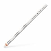 Farveblyant, Faber-Castell Grip, JUMBO hvid, trekantet