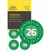 Inspektionsetiketter, Avery, 6946-2026 30x30mm green, antal etiketter pr. ark : 8 pakke a 10 stk
