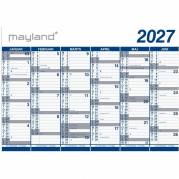 V&aelig;gkalender, Mayland k&aelig;mpe, 72x740mm &aring;r: 2027, Flerfarvet,