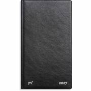 Week Planner, Mayland City Diplomat, 102 x173mm &aring;r: 2027, sort,