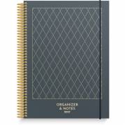 Ugekalender, Mayland, Organizer & Notes 170x216mm &aring;r: 2027, Dark blue,