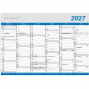V&aelig;gkalender, Mayland, Classic, 209x147mm &aring;r: 2027, Flerfarvet,