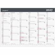 V&aelig;gkalender, Mayland, MODERNE, 419x297mm &aring;r: 2027, Flerfarvet,
