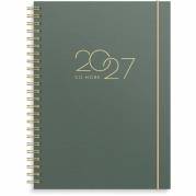 Livsstilskalender, Mayland Life Planner Do More, 164x214mm &aring;r: 2027, gr&oslash;n,