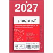V&aelig;gkalender, Mayland Tear-off, 51x99mm &aring;r: 2027, Flerfarvet,