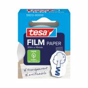 Papirtape, TESA Tesafilm, 19mmx33.00m, transparent 1 reel