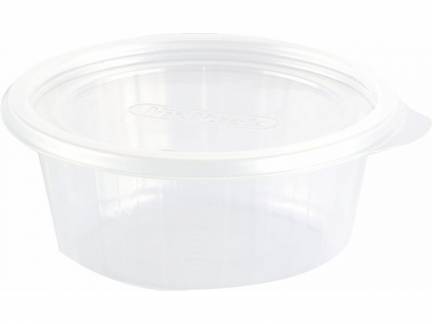 Plastbakke Fixpack PP rund klar &Oslash;112x40mm 200ml 700stk/kar