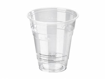 Plastikglas PLA klar 40cl &oslash;96mm 50st/ps