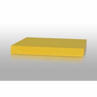 Folia Karton Play Cut, Banana Yellow Ubestr&oslash;get, 180g/m2 210mm x 297mm, A4, Smal bane pakke a 100 ar