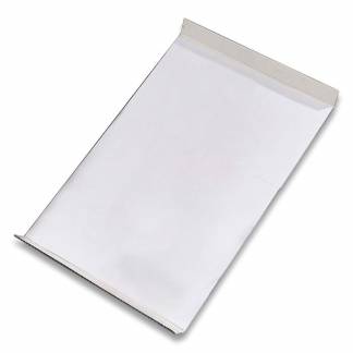 Kagepap, Firkantet 420x 723 mm B&oslash;lgepap, hvid/brun, bundt a 25 stk