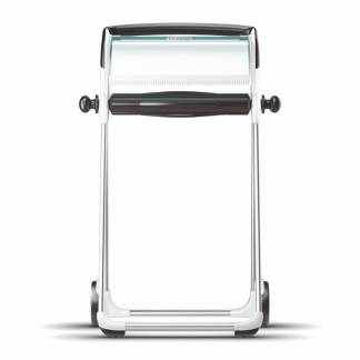 Industripapir dispenser, Tork, W1 Gulvstativ Performance, hvid/turkis 646mmx530mm x 1006mm