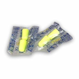 &Oslash;repropper, Plugs "Super Soft" afledende skum, gul, pakke med 250 par