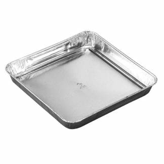 Foliebakke, Plus Pack, 1-Compartments Firkantet 706 ml,191x191x23mm aluminium, aluminium, pakke a 12