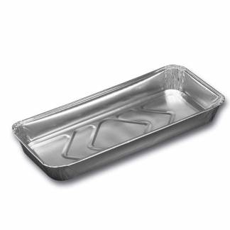 Foliebakke, Plus Pack, 1-Compartments Rektangul&aelig;r 653 ml,258x116x28mm aluminium, aluminium, pakke a