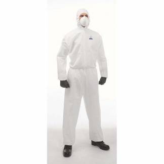 Sikkerhedsdragt, St&oslash;vdragt engangs XL Non-woven, hvid