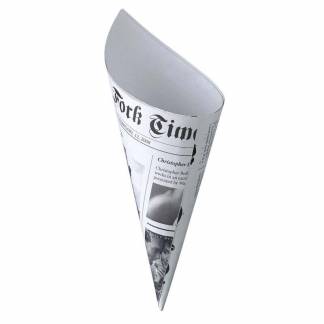 Stanset papir, Stykke, 36 g/m2, 100 x 250 mm, pr&aelig;get papir, hvid, almindelig karton a 100 stk, News