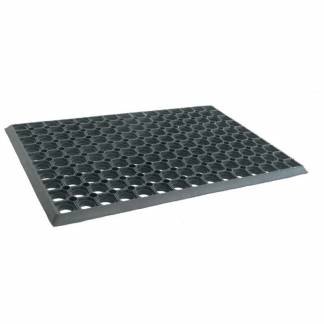 D&oslash;rm&aring;tter, Clean Carpet, Outdoor Rubber ring mat, sort 400mmx600mm x 16mm