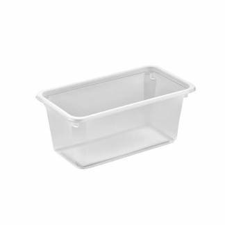 Plastbakke, F&aelig;rch, K 2182-1G, 1-rums Rektangul&aelig;r 860 ml,178x98x75mm PP, transparent, karton a 512 st