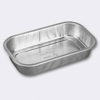 Foliebakke, Plus Pack Ready2Cook 1-Compartments, Rektangul&aelig;r 964 ml,234x138x43mm aluminium, aluminiu