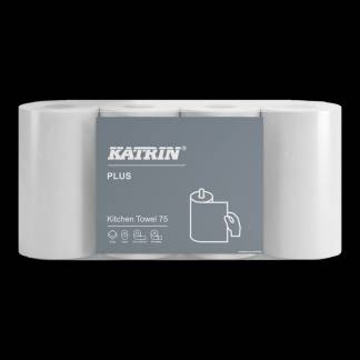 K&oslash;kkenrulle, Katrin, Plus, 2 lag, hvid 220mm x 21.00m, 22g/m2 pakke a 32 ruller