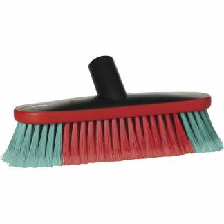 Autob&oslash;rster, Vikan Brush soft with water flow, sortx270mm
