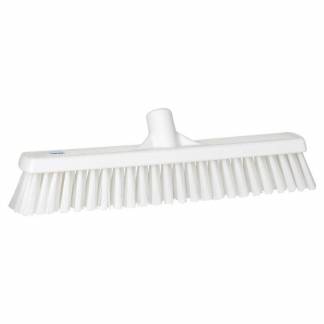 Indend&oslash;rs kost, Vikan Floor broom soft/stiff, hvidx410mm