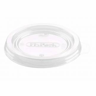 L&aring;g t/plastbakke, Duni Fixpack, Rund &Oslash; 93, h&oslash;jde 9 A-PET, transparent, karton a 1000 stk F&oslash;devaregod