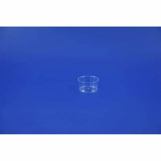 Dressingb&aelig;ger, Rund 40 ml, &Oslash; 51, h&oslash;jde 26 HIPS-High Impact Polystyrene transparent, karton a 2000 st