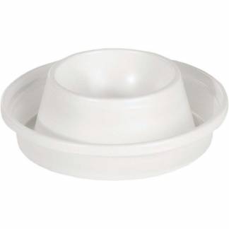 &AElig;ggeb&aelig;ger&nbsp;, udvendig diameter: 80 mm, PS hvid, pakke a 100 stk, F&oslash;devaregodkendt