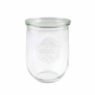 Sylteglas, Rund, &Oslash; 100, h&oslash;jde 147 Glass, transparent, pakke a 6 stk Weck F&oslash;devaregodkendt