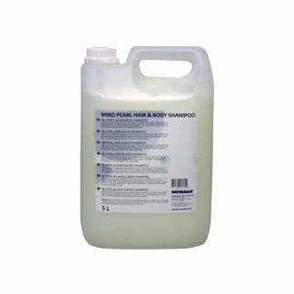 Hair and Bodyshampoo, Novadan, Miko Pearl 5 l, s&aelig;be, pearl