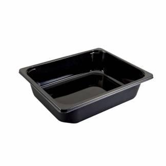 Plastbakke, F&aelig;rch, C 2325-1B, 1-rums Rektangul&aelig;r 5195 ml,265x325x80mm C-PET, sort, A5 4 rum til bord