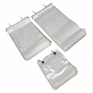 Plastikpose, 30 &micro;m, 235 x 380 mm, LD-PE klar, karton a 1000 stk, Perforated F&oslash;devaregodkendt