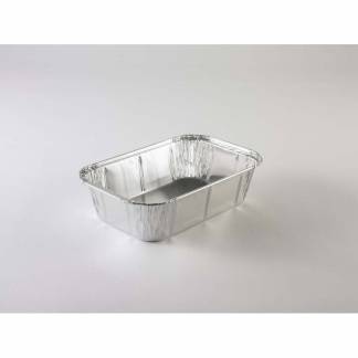 Foliebakke, Plus Pack, Rektangul&aelig;r 1650 ml,254x160x60mm aluminium, aluminium, pakke a 100 stk