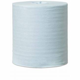Industriaft&oslash;ring ark, Tork, W10 Airlaid Sensitiv Cleaning, 1 lag gr&oslash;n/bl&aring; 165mm x 60.00m, kasse a 4