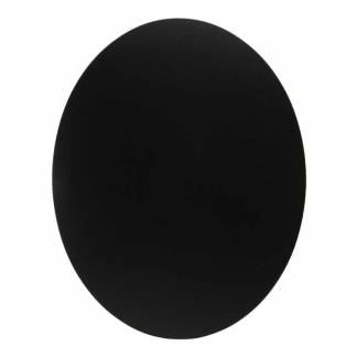 Kridttavle, Securit Silhouette, sort Oval