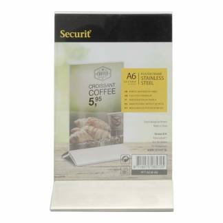 Bordskilt, Securit, A6, transparent