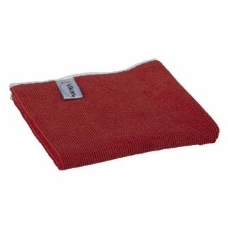 Mikrofiberklude, Vikan, Basic, r&oslash;d 320mmx320mm, pakke a 5 stk
