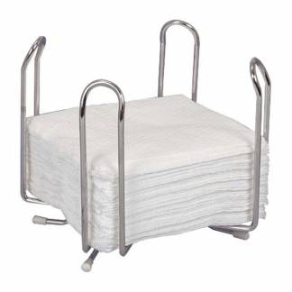 Servietdispenser, 1/4-fold Metal, chrome 130mmx130mm