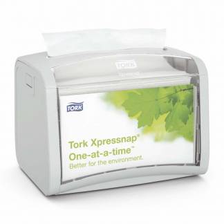 Servietdispenser, Tork, N4, Gray/Clear gr&aring;/transparent 201mmx150mm