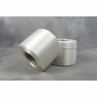 Strapb&aring;nd, Polyester, v&aelig;vet p&aring; langs 16 mm x 600.00 m, kernediameter: 76 mm brudstyrke Modstandsdygt
