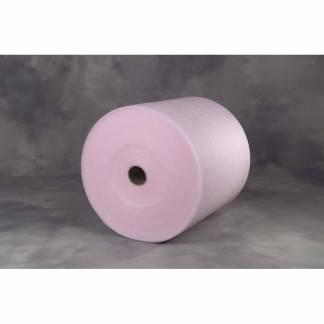 Foam i ruller, 2.000 mm, 500 mm x 150.00 m, polyethylen-skum, R&oslash;d pose a 3 ruller, Antistatisk