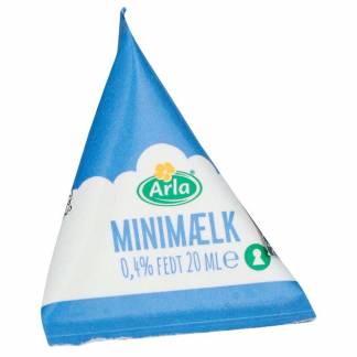 Kaffem&aelig;lk, Arla, Mini Milk 20ml karton a 100 stk