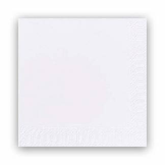 Frokostserviet, Duni, Ecoecho, tissue hvid 330mmx330mm, karton a 1200 stk