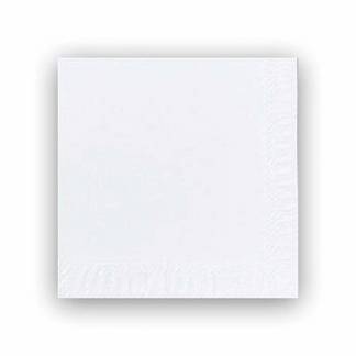 Kaffeserviet, Duni, Ecoecho, tissue Nordic Swan Ecolabel, hvid 240mmx240mm, karton a 2000 stk