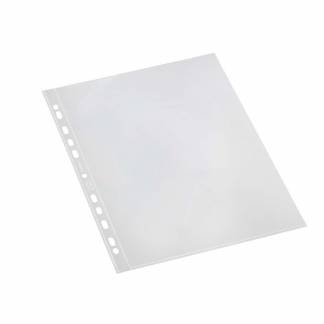 Plastlomme, Bantex transparent, #BEN TOP 60&micro;m, 210x297mm, plastik pakke a 100 stk