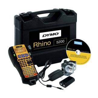 Labelprinter, Dymo Rhino 5200 Proff. Kit gul