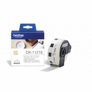 Etiket, Brother, DK11218 24x24mm hvid, rulle a 1000 etiketter