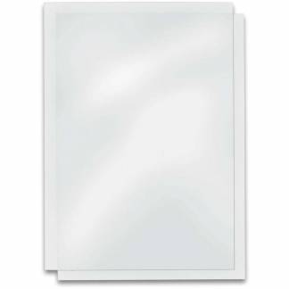 Plastforsider, Fellowes transparent 150&micro;m, 210x297mm, plastik pakke a 100 stk