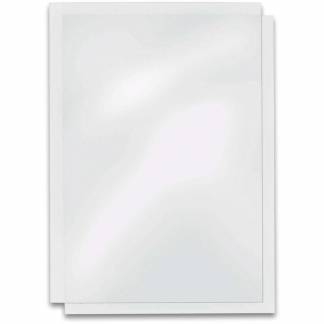 Plastforsider, Fellowes transparent 200&micro;m, 210x297mm, plastik pakke a 100 stk